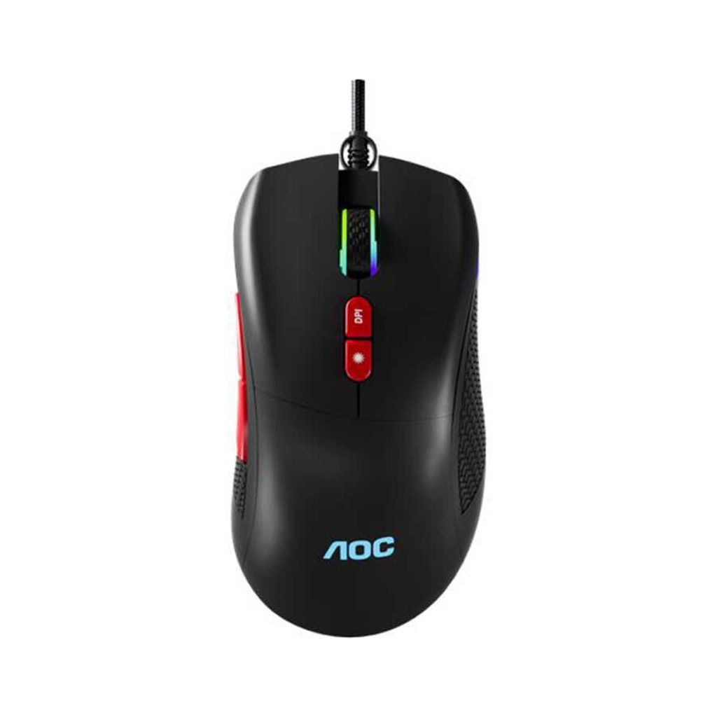 Мишка AOC GM180B LED USB Black (GM180B/LA)