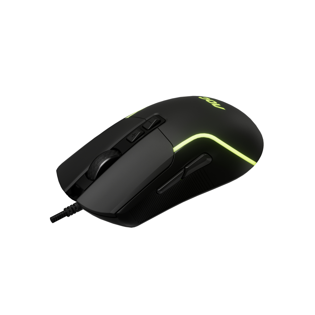 Мишка AOC GM170B LED USB Black (GM170B/LA)