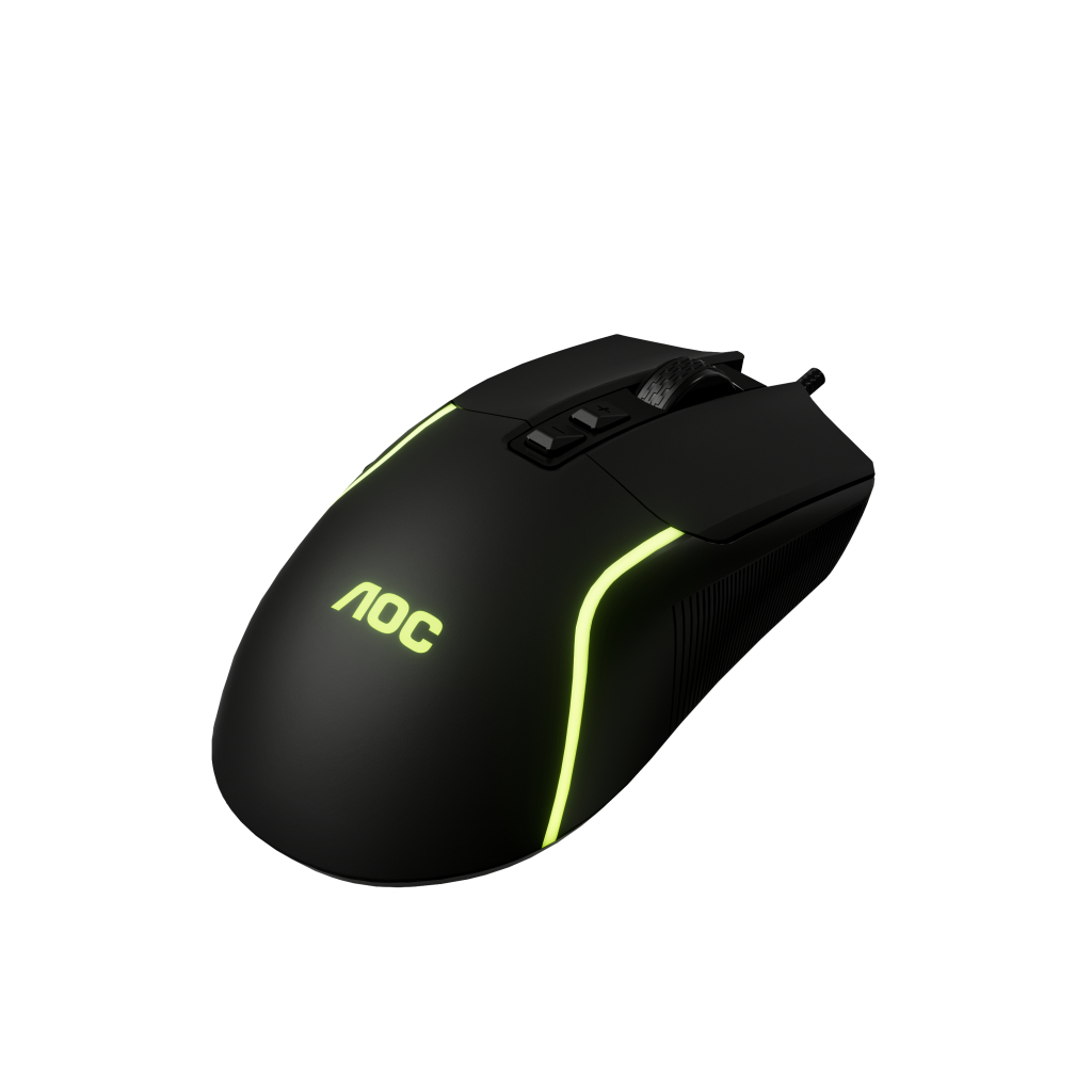 Мишка AOC GM170B LED USB Black (GM170B/LA)