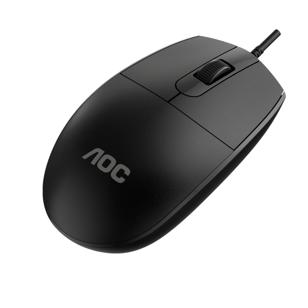 Мишка AOC MS100B USB Black (MS100B/LA)