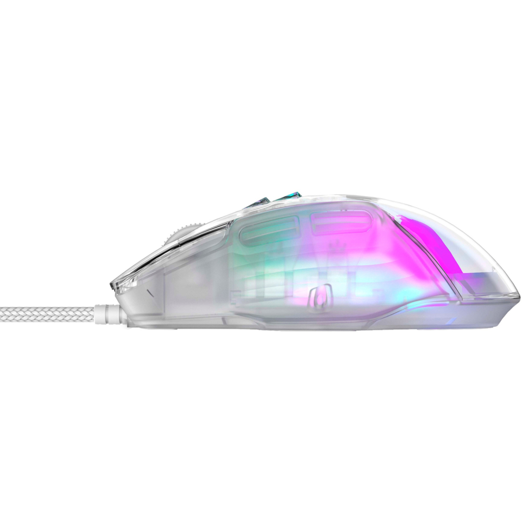 Мишка Havit HV-MS1011SE USB Transparent White (6950676293678)