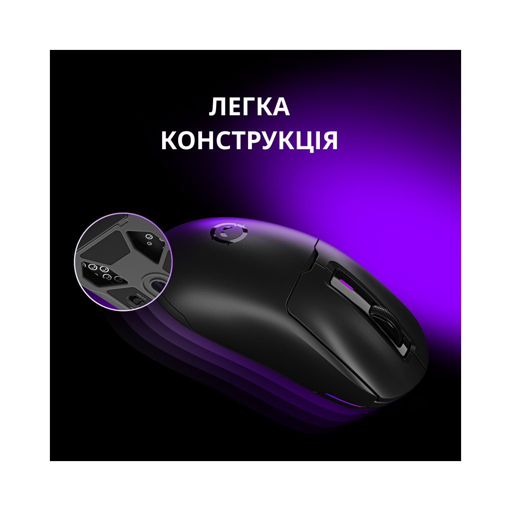 Мишка Lorgar MSA10W Wireless Gaming White (LRG-MSA10W-WH)