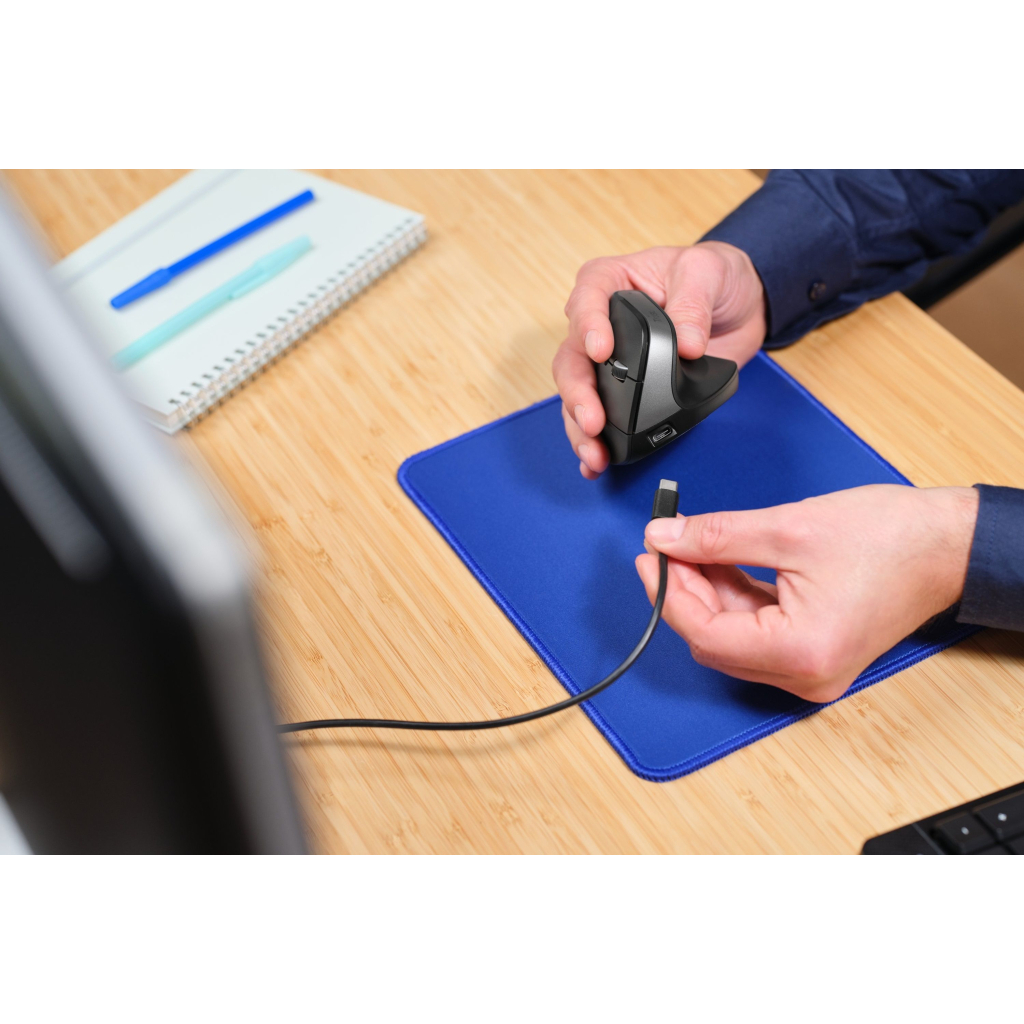 Мишка Trust Bayo+ Ergonomic Wireless/Bluetooth Black (25146)
