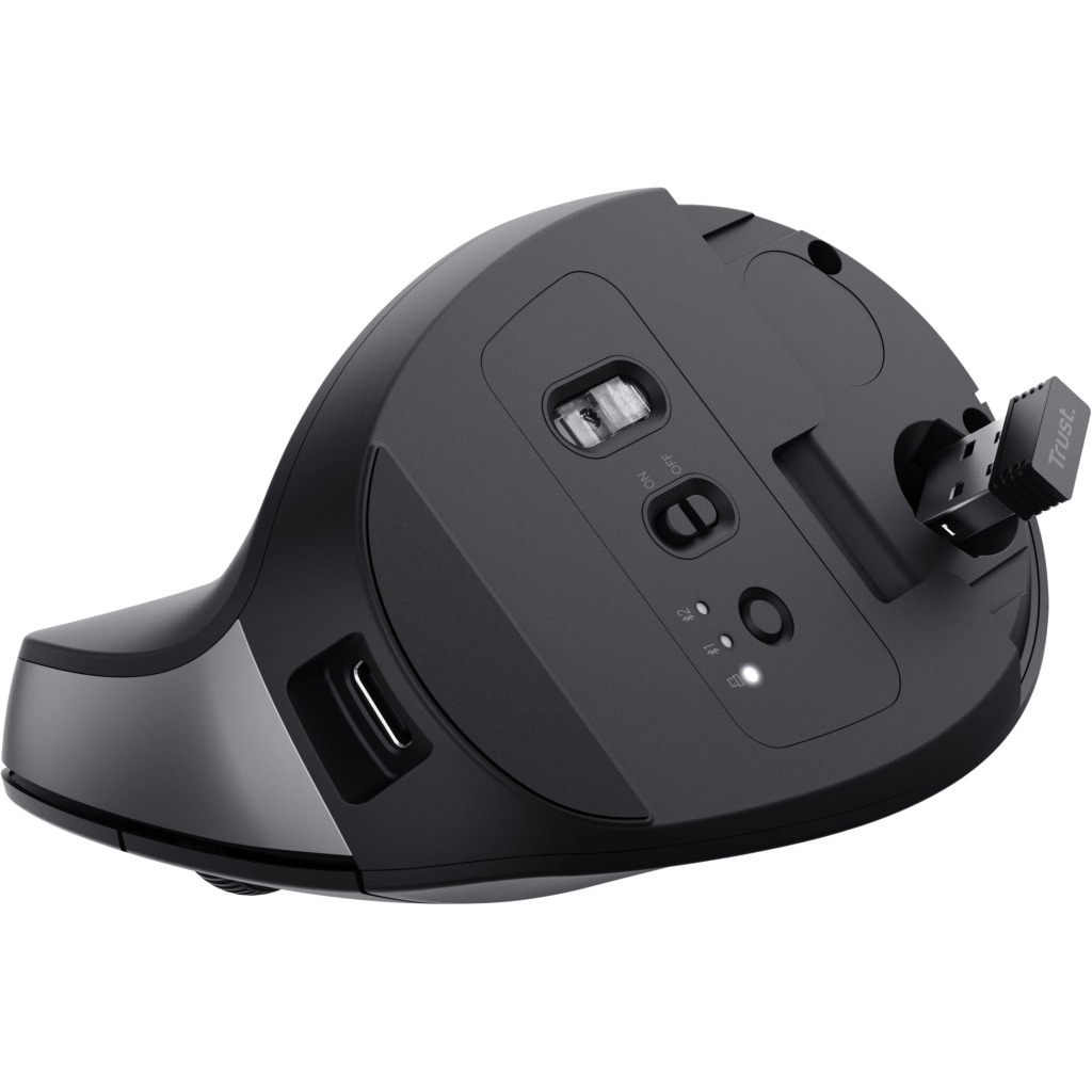 Мишка Trust Bayo+ Ergonomic Wireless/Bluetooth Black (25146)