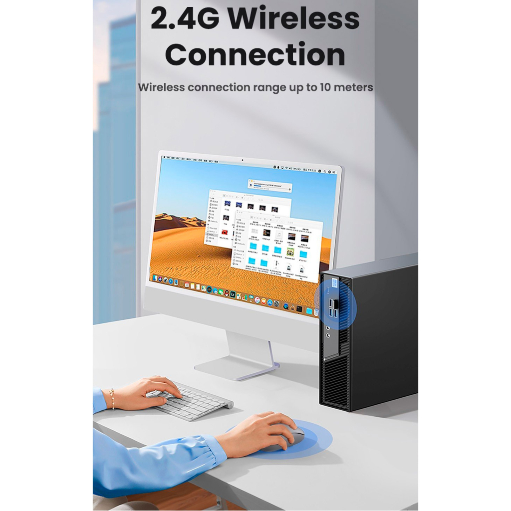 Мишка Ugreen MU105 Wireless Gray (90669)