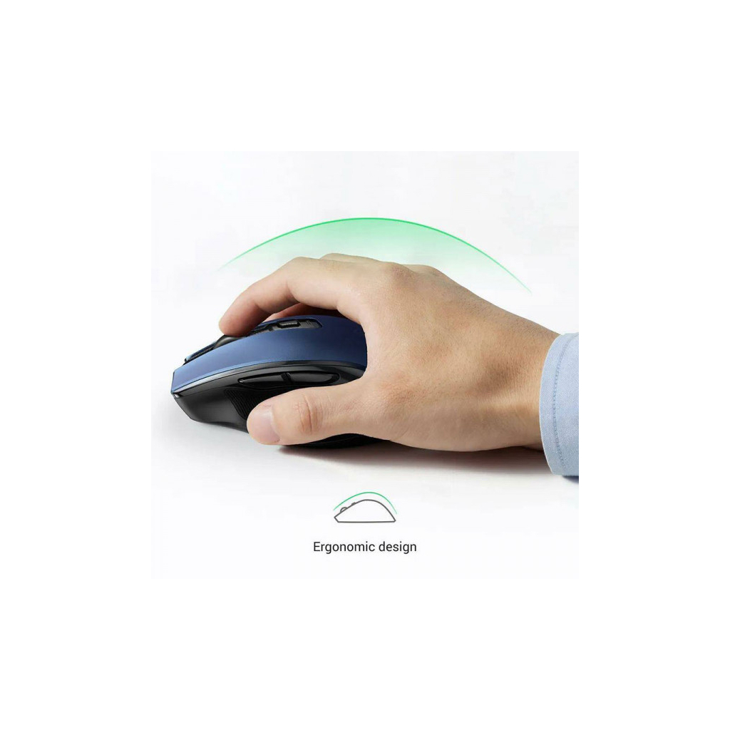 Мишка Ugreen MU006 Ergonomic Wireless Blue (15064)