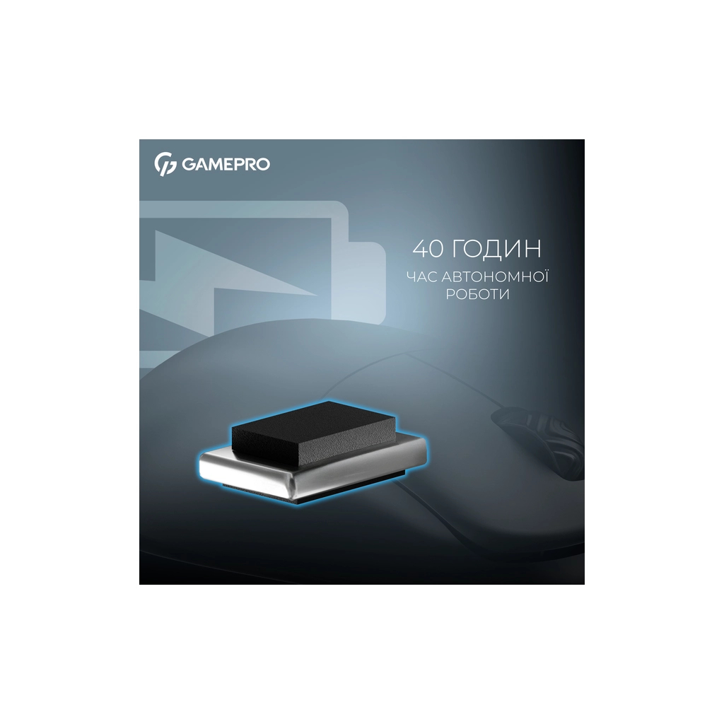 Мишка GamePro Asgard Loki Wireless/USB Black (GM022B)