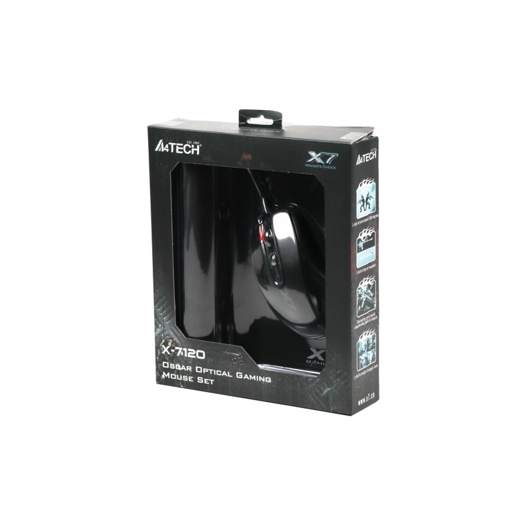Мишка A4Tech X-7120 Black (4711421932172)