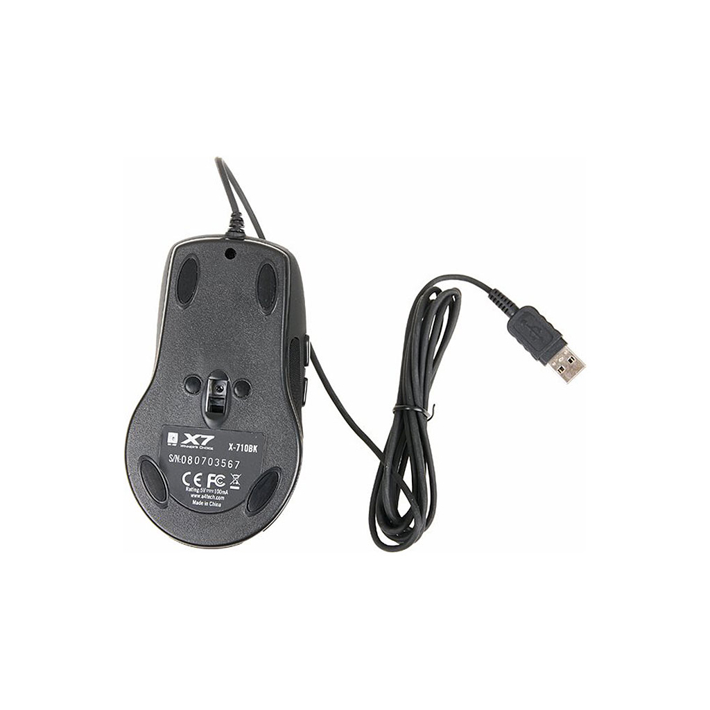 Мишка A4Tech X-710BK black (4711421757874)