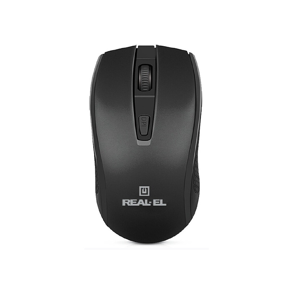 Мишка REAL-EL RM-308 Wireless Black (EL123200033)