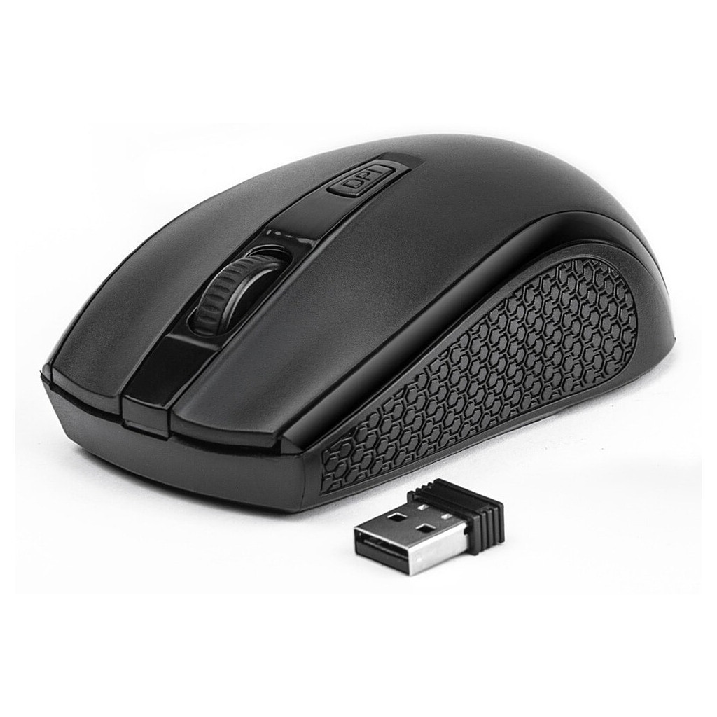 Мишка REAL-EL RM-308 Wireless Black (EL123200033)
