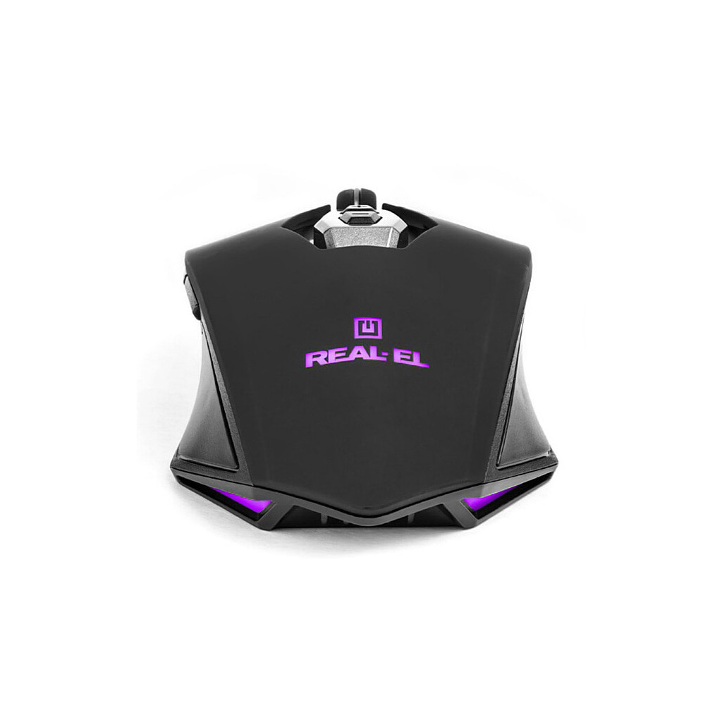 Мишка REAL-EL RM-525 USB Black (EL123200029)