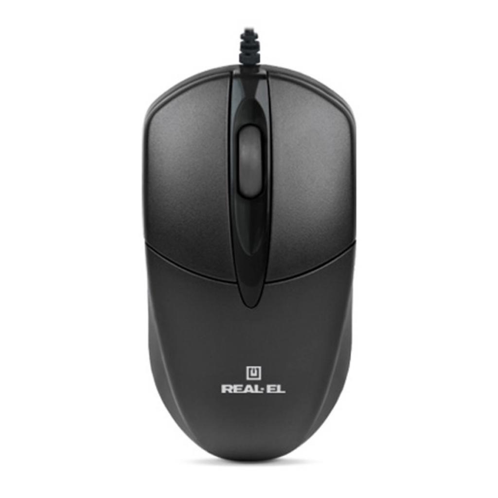 Мишка REAL-EL RM-211 USB Black (EL123200001)