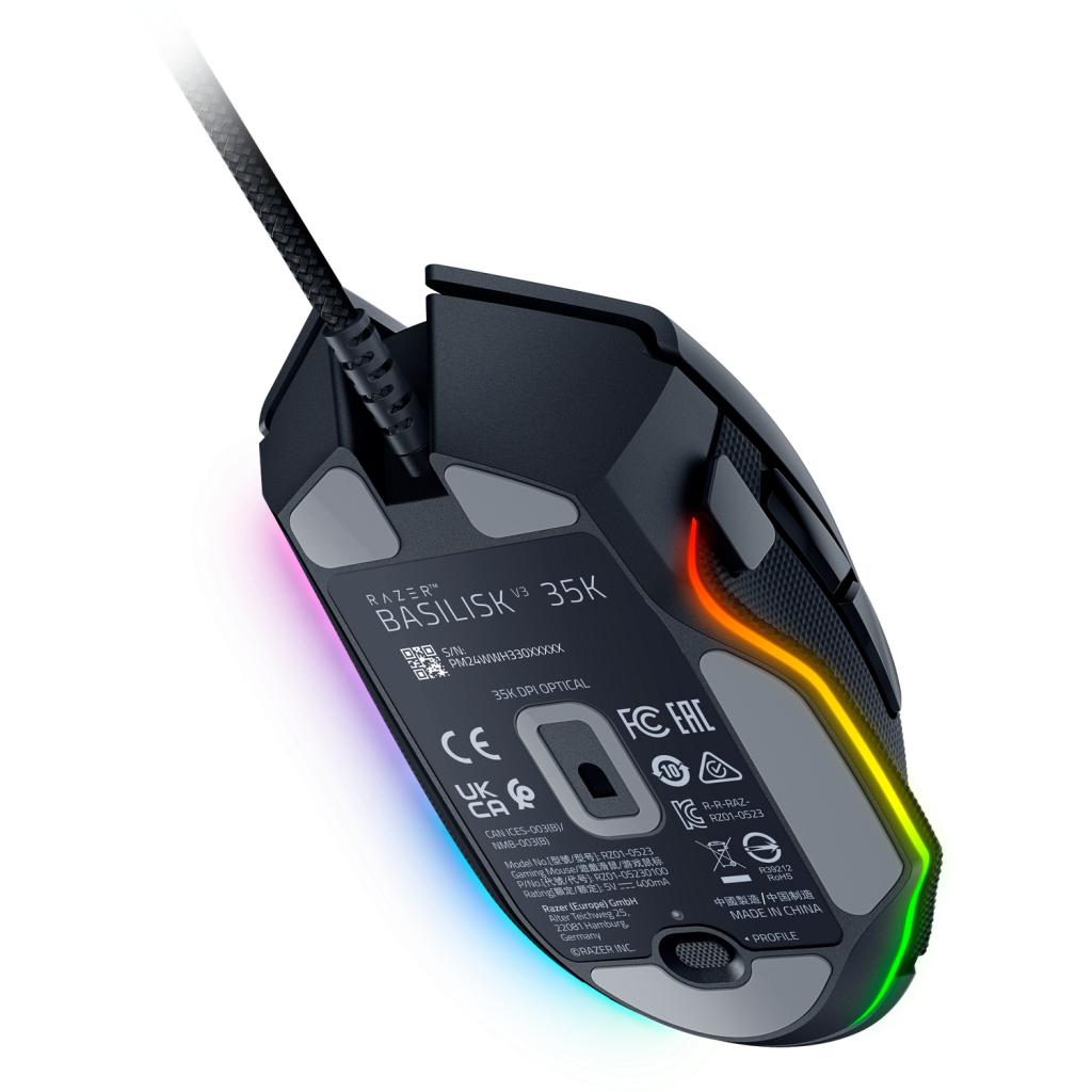 Мишка Razer Basilisk V3 35K USB Black (RZ01-05230100-R3M1)