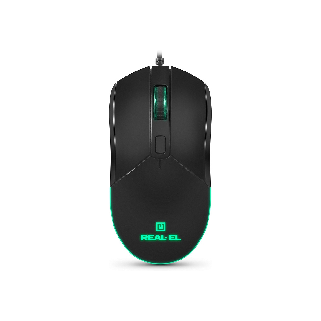 Мишка REAL-EL RM-515 USB Black (EL123200059)