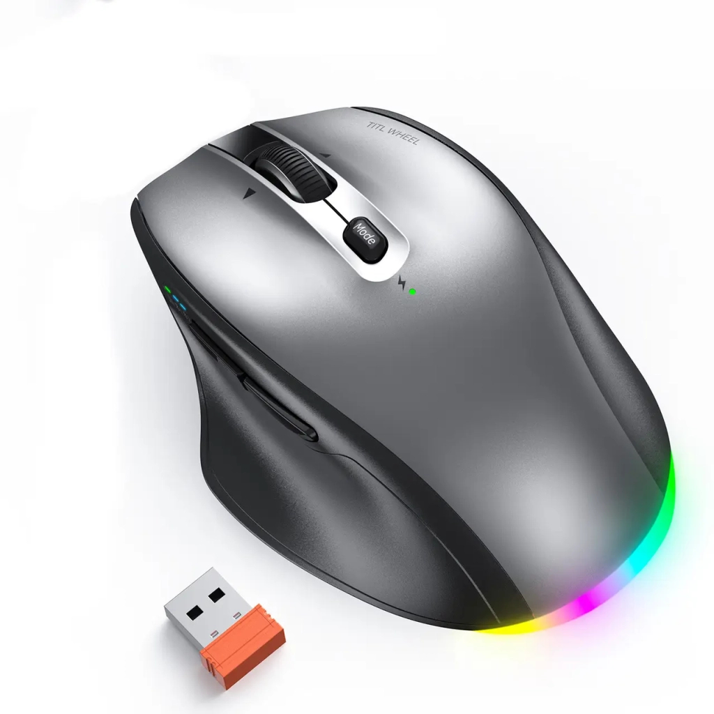 Мишка Meetion BTM007 Wireless/Bluetooth Gray (MT-BTM007-W)