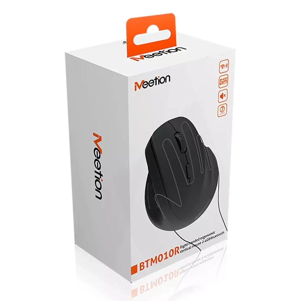 Мишка Meetion BTM010R RGB Bluetooth/Wireless Black (MT-BTM010R-A)