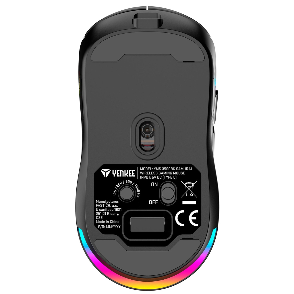 Мишка YENKEE YMS 3500BK Samurai Wireless Black (45018706)