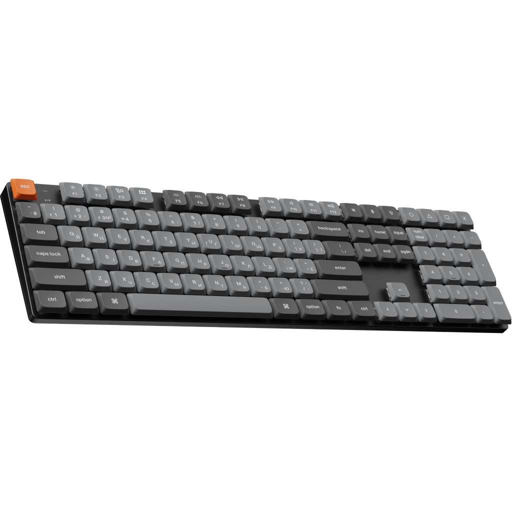 Клавіатура Keychron K5 Max Gateron Brown Switch RGB UA Black (K5M-H3-UA)