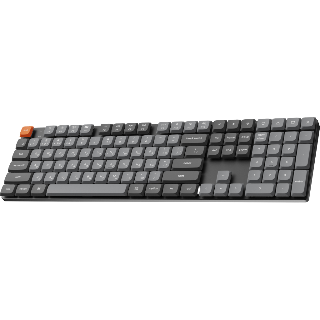 Клавіатура Keychron K5 Max Gateron Brown Switch RGB UA Black (K5M-H3-UA)