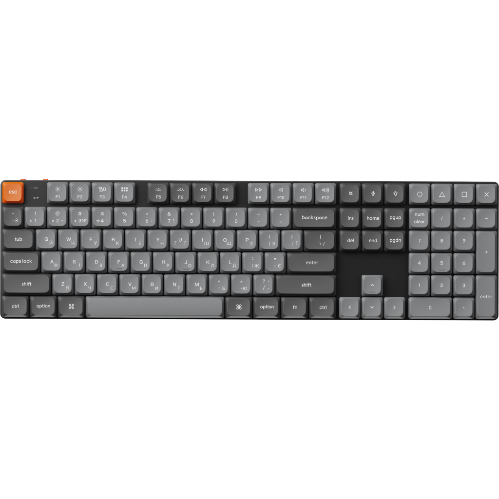 Клавіатура Keychron K5 Max Gateron Brown Switch RGB UA Black (K5M-H3-UA)