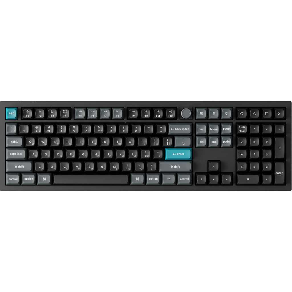 Клавіатура Keychron Q6 Ultra Keychron Red Switch RGB UA Black (Q6U-M1-UA)