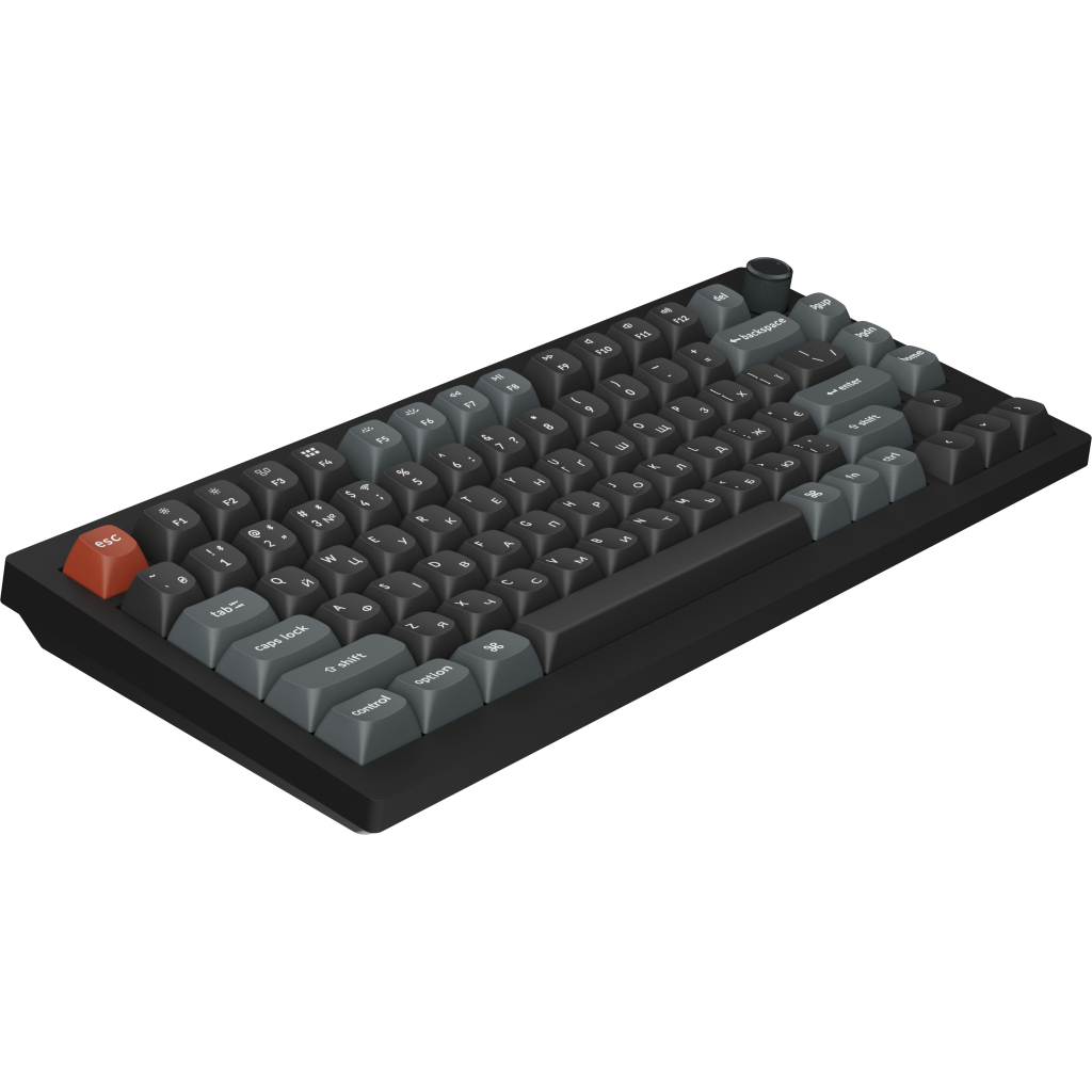 Клавіатура Keychron V1 Ultra Keychron Red Switch RGB UA Black (V1U-D1-UA)