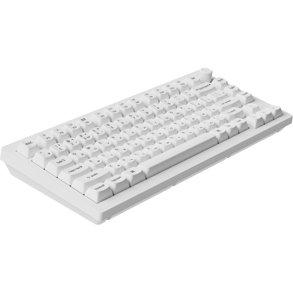 Клавіатура Keychron V1 Ultra Keychron Red Switch RGB UA White (V1U-F1-UA)
