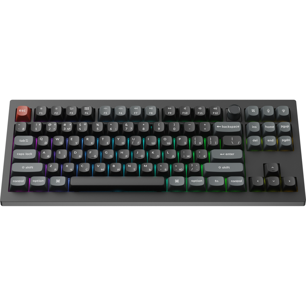 Клавіатура Keychron V3 Ultra Keychron Red Switch RGB UA Black (V3U-D1-UA)