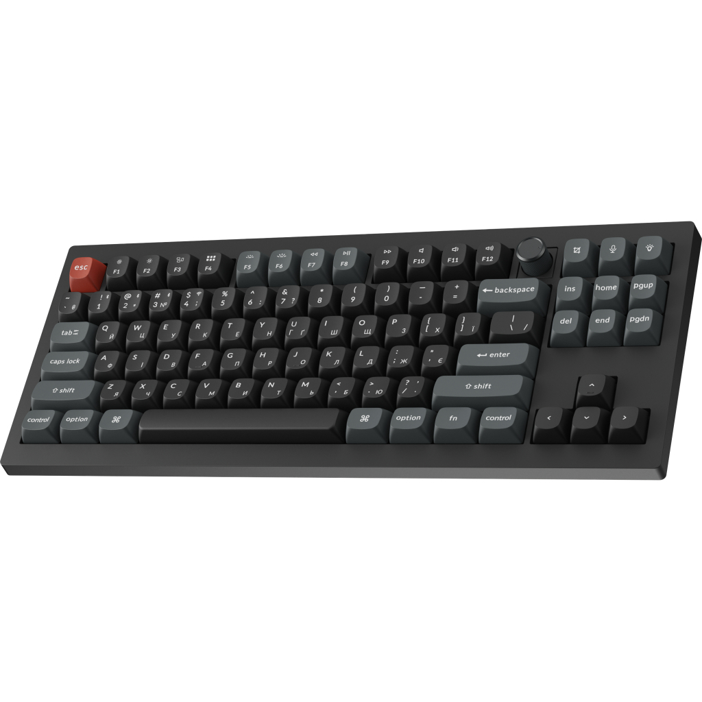 Клавіатура Keychron V3 Ultra Keychron Red Switch RGB UA Black (V3U-D1-UA)