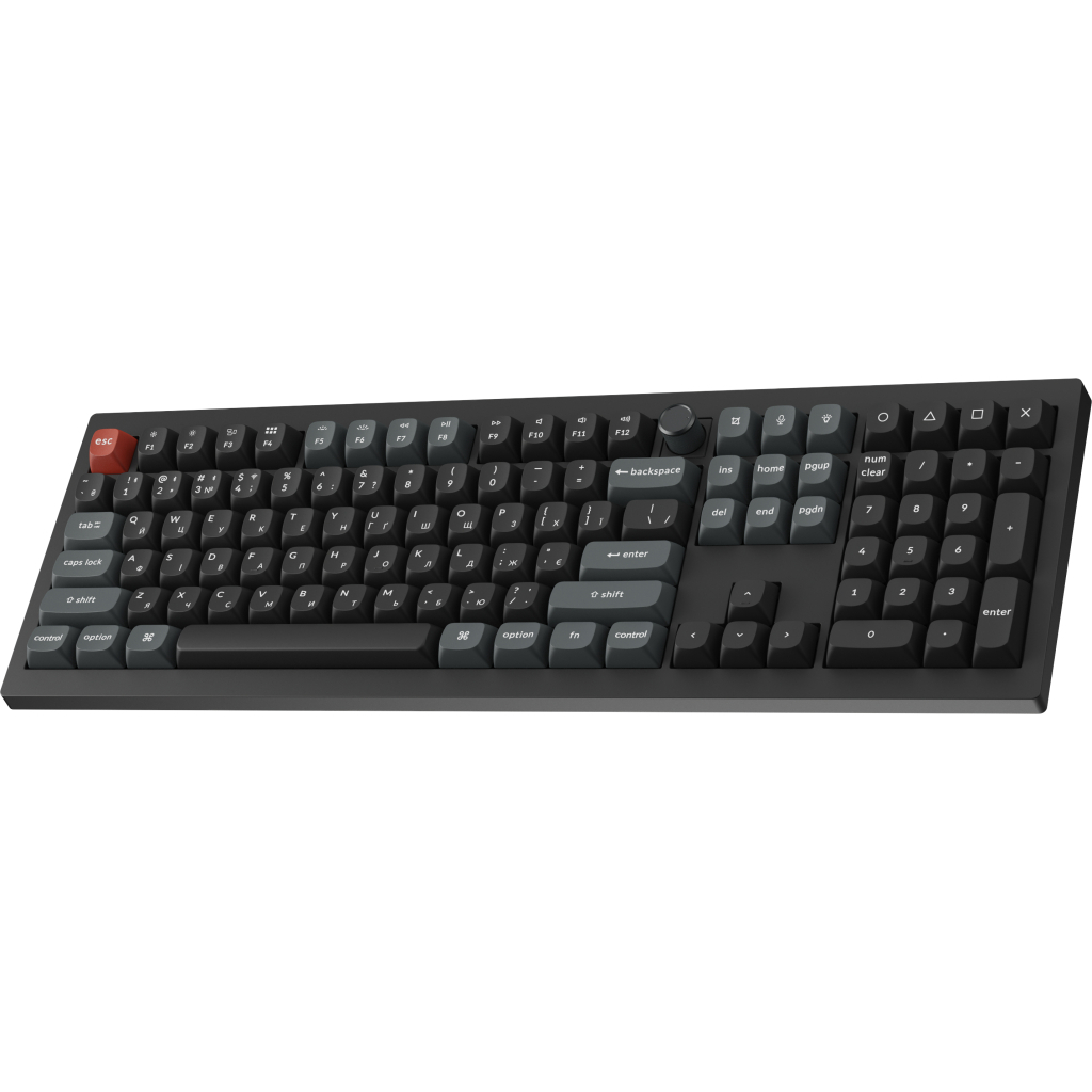 Клавіатура Keychron V6 Ultra Keychron Red Switch RGB UA Black (V6U-D1-UA)