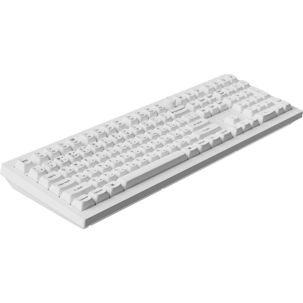 Клавіатура Keychron V6 Ultra Keychron Red Switch RGB UA White (V6U-F1-UA)