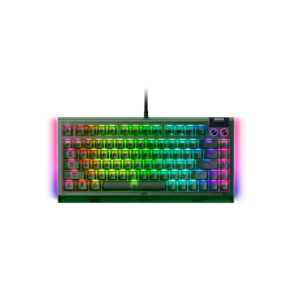 Клавіатура Razer BlackWidow V4 75% USB UA Phantom Green (RZ03-05003300-R3M1)