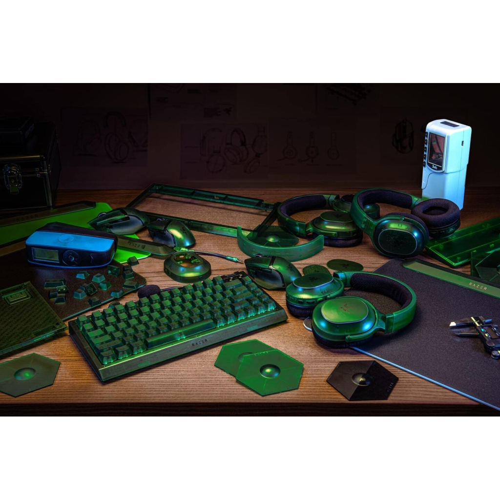Клавіатура Razer BlackWidow V4 75% USB UA Phantom Green (RZ03-05003300-R3M1)