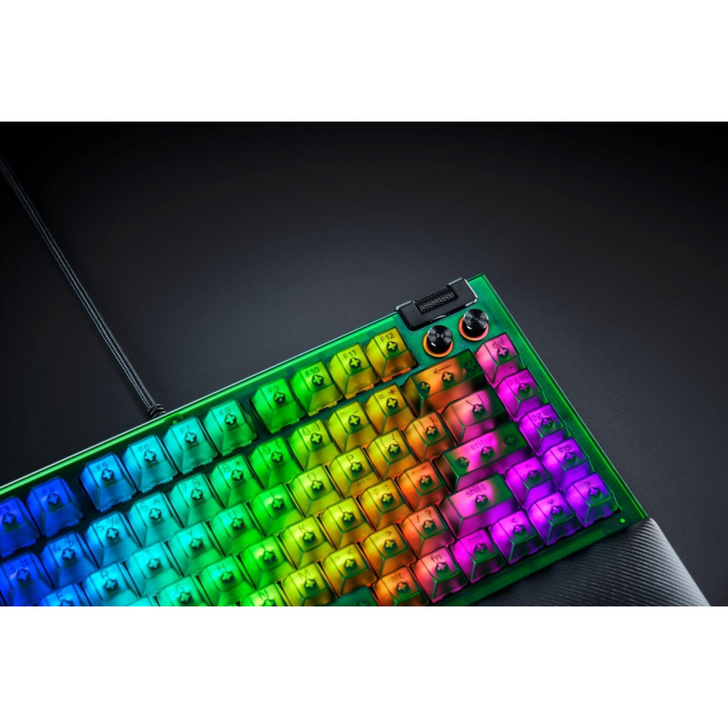 Клавіатура Razer BlackWidow V4 75% USB UA Phantom Green (RZ03-05003300-R3M1)