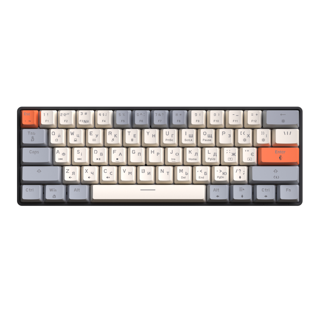 Клавіатура GamePro MK130 V2 Infinity QLAB Sakura Linear RGB USB UA Black (MK130-V2-B-QS)