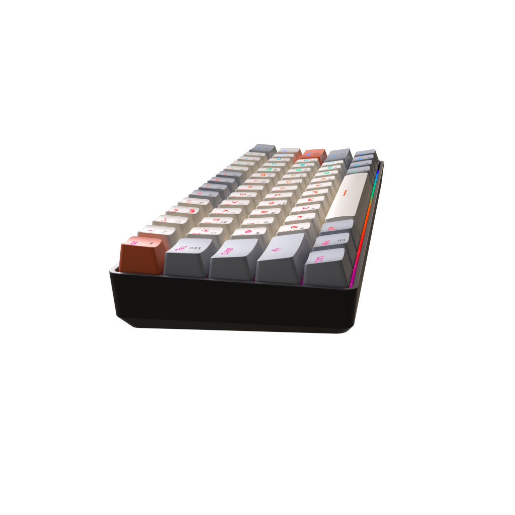 Клавіатура GamePro MK130 V2 Infinity QLAB Sakura Linear RGB USB UA Black (MK130-V2-B-QS)