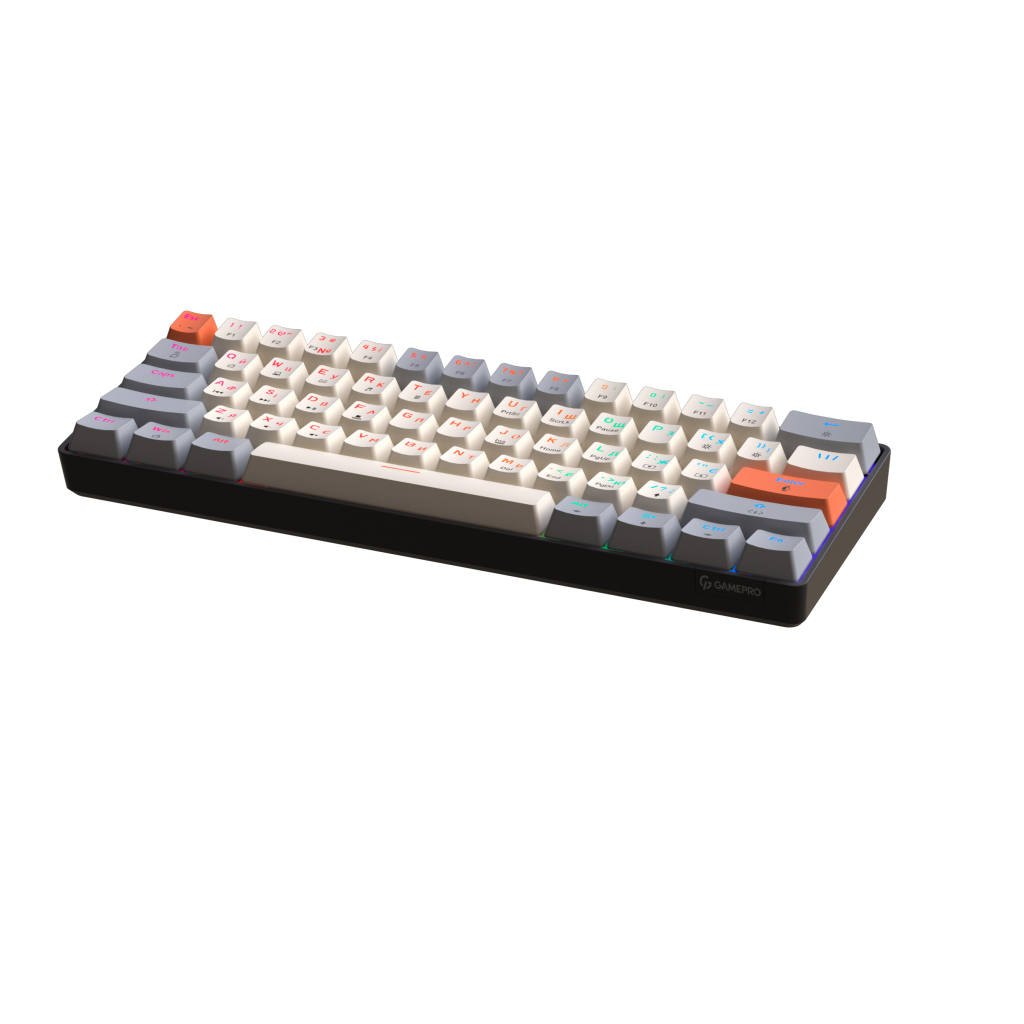 Клавіатура GamePro MK130 V2 Infinity QLAB Sakura Linear RGB USB UA Black (MK130-V2-B-QS)