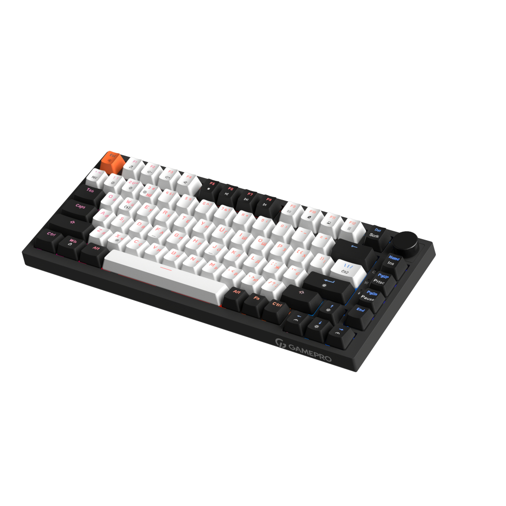 Клавіатура GamePro MK160 V2 Warden QLAB Sakura Linear RGB USB UA Black (MK160-V2-B-QS)