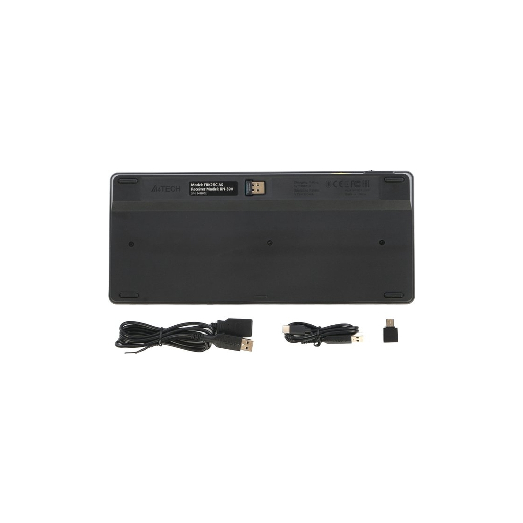 Клавіатура A4Tech FBK26C AS Wireless/Bluetooth Black (4711421000208)