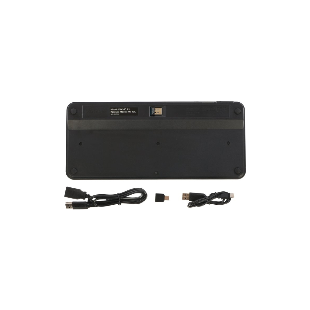 Клавіатура A4Tech FBK36C Wireless/Bluetooth Black (4711421000222)
