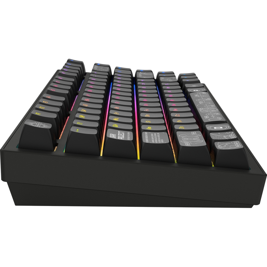 Клавіатура Dark Project ALU81 Terra Nova PBT RGB Mech G3MS Moonstone Black (DPKB_NOVA_81_ANSI_BLACK_UA)