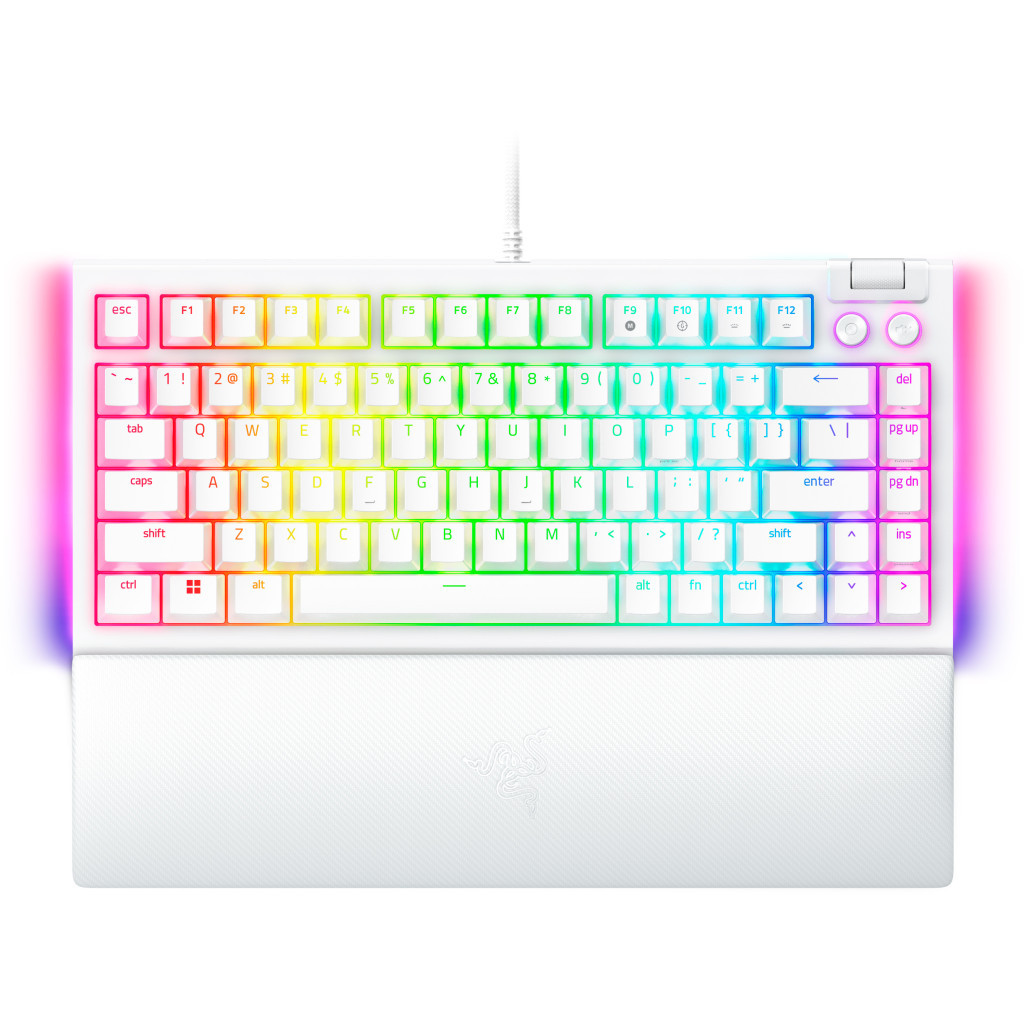 Клавіатура Razer BlackWidow V4 75% USB UA White (RZ03-05001700-R3M1)