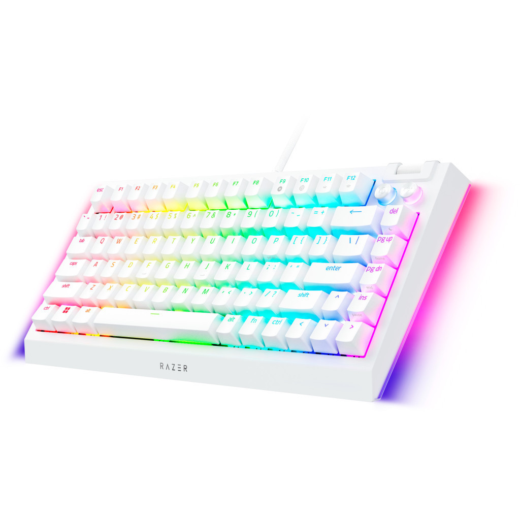 Клавіатура Razer BlackWidow V4 75% USB UA White (RZ03-05001700-R3M1)