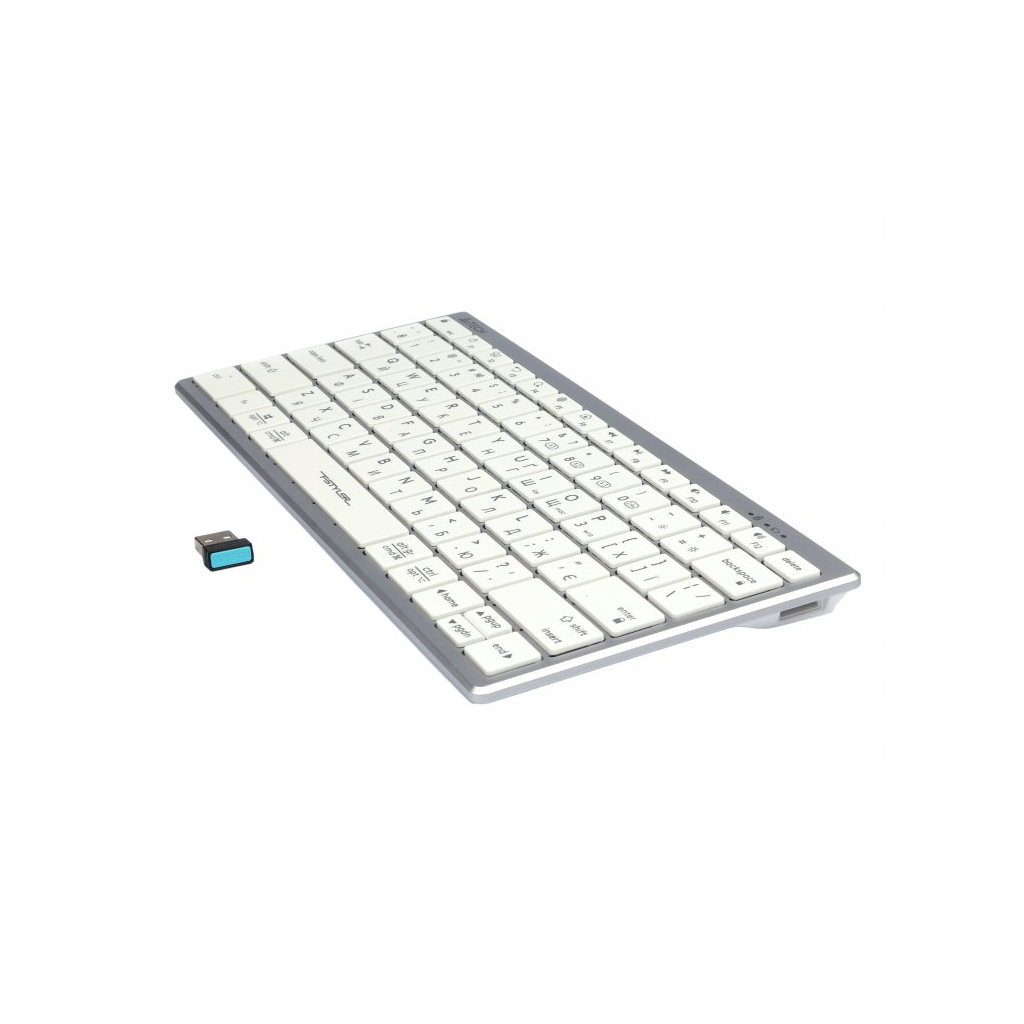 Клавіатура A4Tech FBX51C Wireless/Bluetooth White (4711421972987)