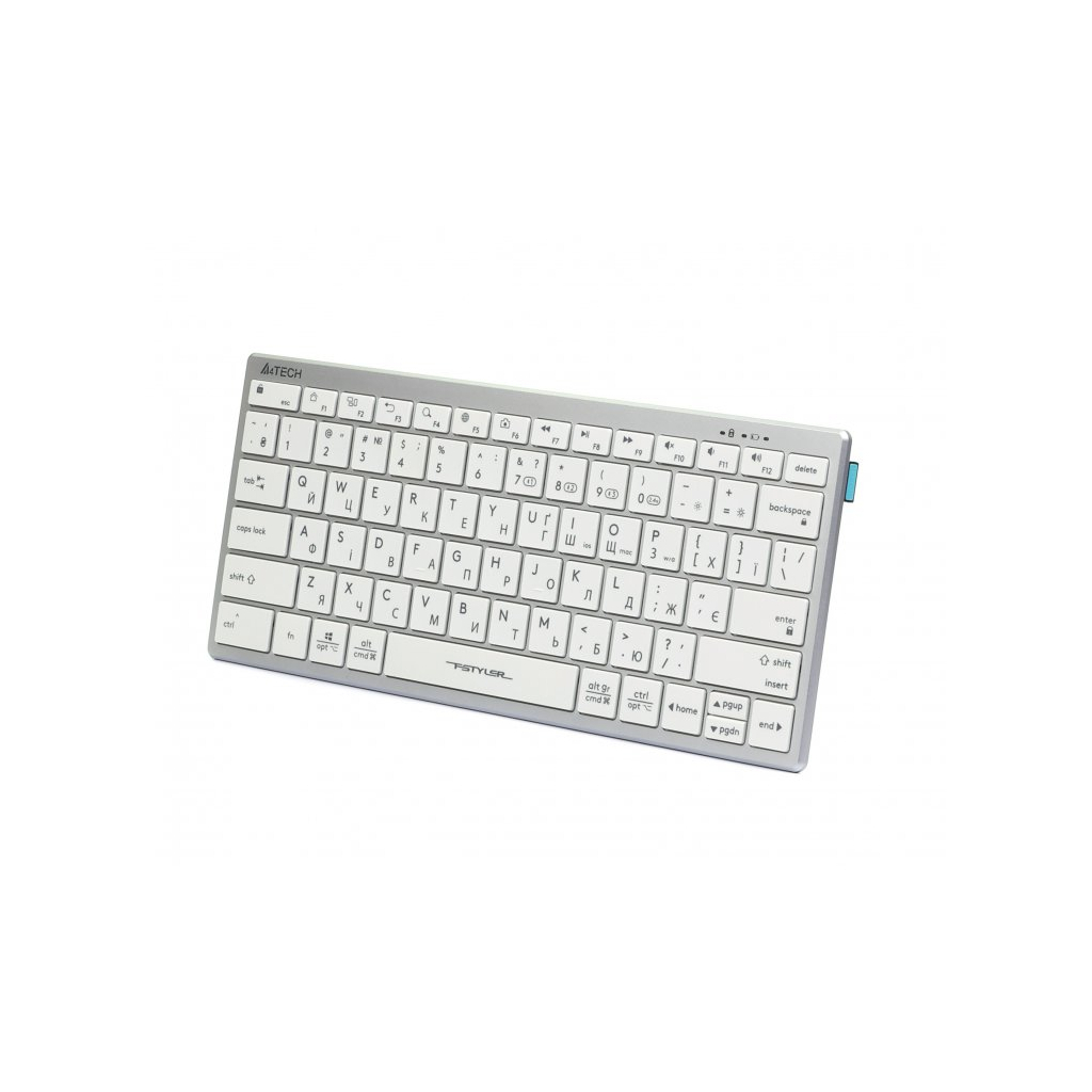 Клавіатура A4Tech FBX51C Wireless/Bluetooth White (4711421972987)