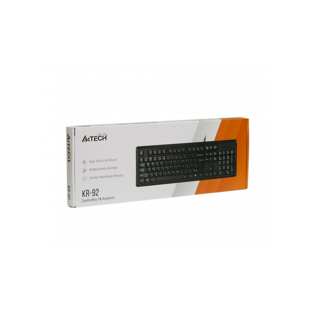Клавіатура A4Tech KR-92 Black (4711421933780)