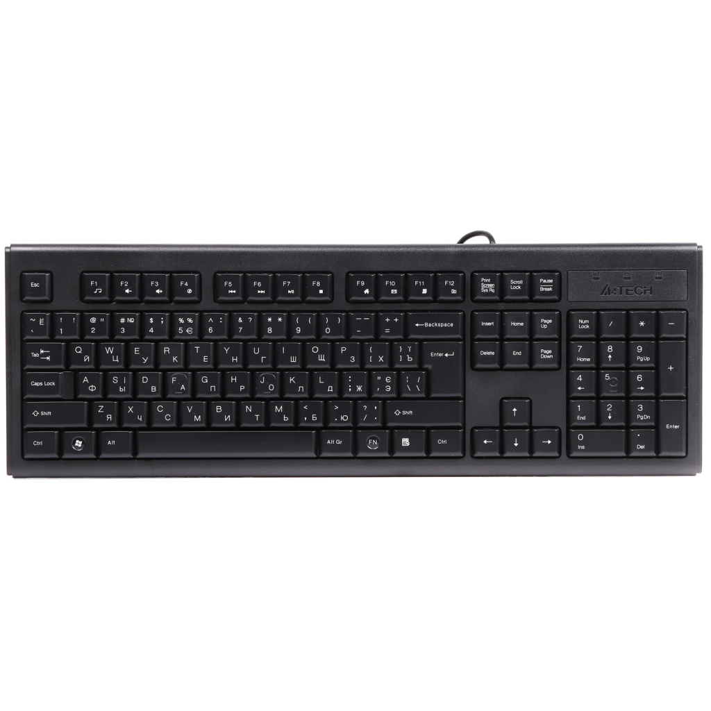 Клавіатура A4Tech KR-83 USB (4711421805964)