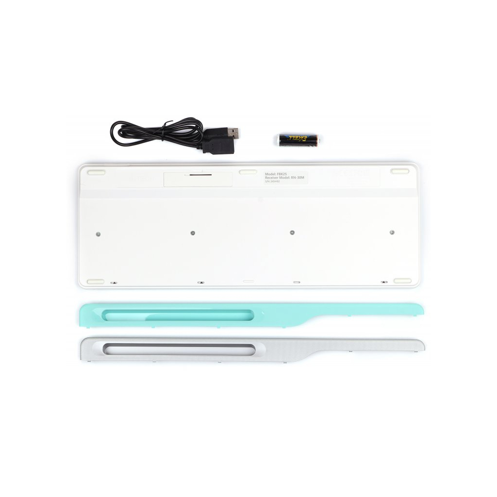 Клавіатура A4Tech FBK25 Wireless White (4711421961578)