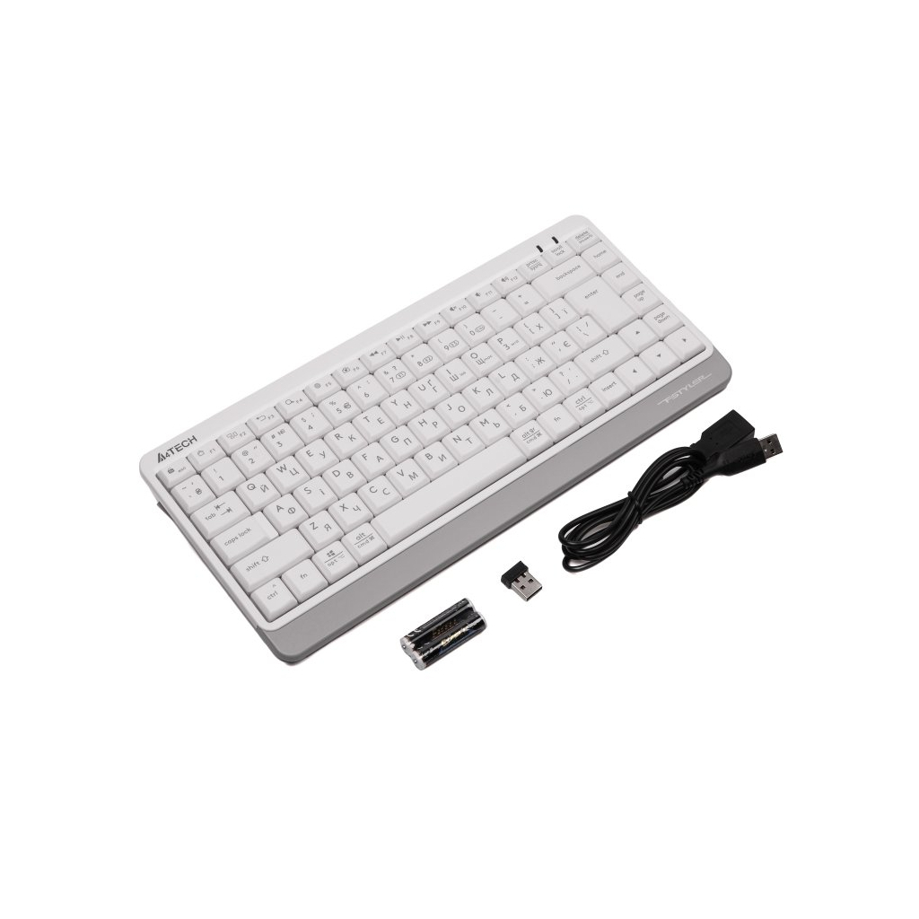 Клавіатура A4Tech FBK11 Wireless White (4711421965491)